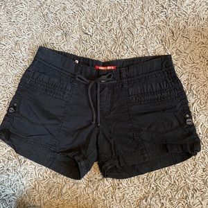 Black Cargo Shorts